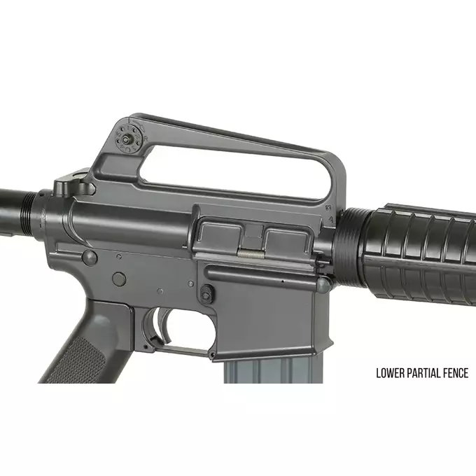 [Zestaw] Gazowa Replika Karabinka Colt 609/GAU-5/A - Black [EMG] + Single Point Airsoft Red Dot - OEG [JJ Airsoft]