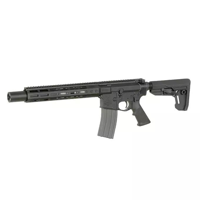 [Zestaw] Replika karabinka Noveske N4 NSR-SD MWS Gen3 GBBR - Black [EMG] + Magazynek na Green Gaz do Karabinków Double Eagle MWS 35 kulek - Black [DE]