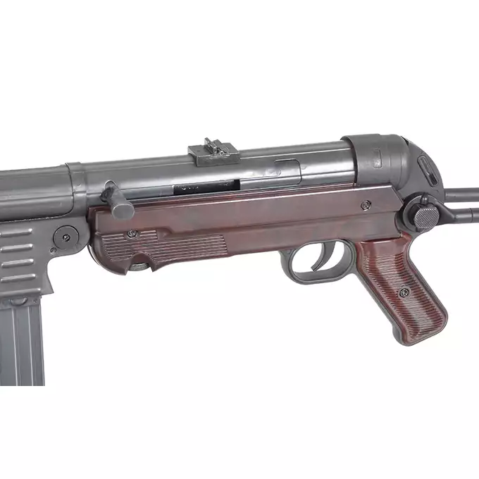Replika pistoletu maszynowego MP40 Full Metal AEG, Oksyda - Brown [AGM]