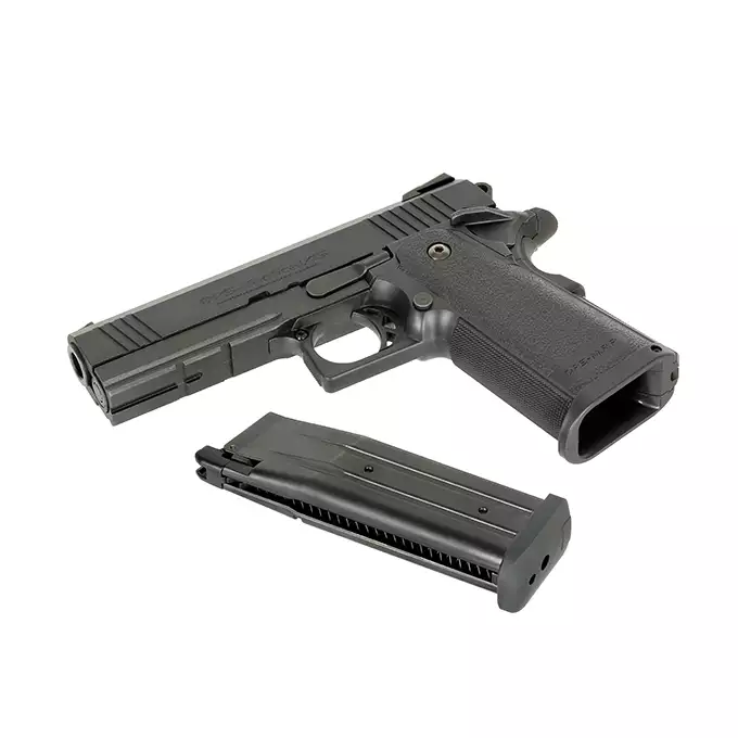 [Zestaw] Replika pistoletu HI-CAPA 4.3 TACTICAL CUSTOM GBB [Tokyo Marui] + Magazynek GBB Hi-Capa 4.3/5.1 na 28 kulek [Tokyo Marui]