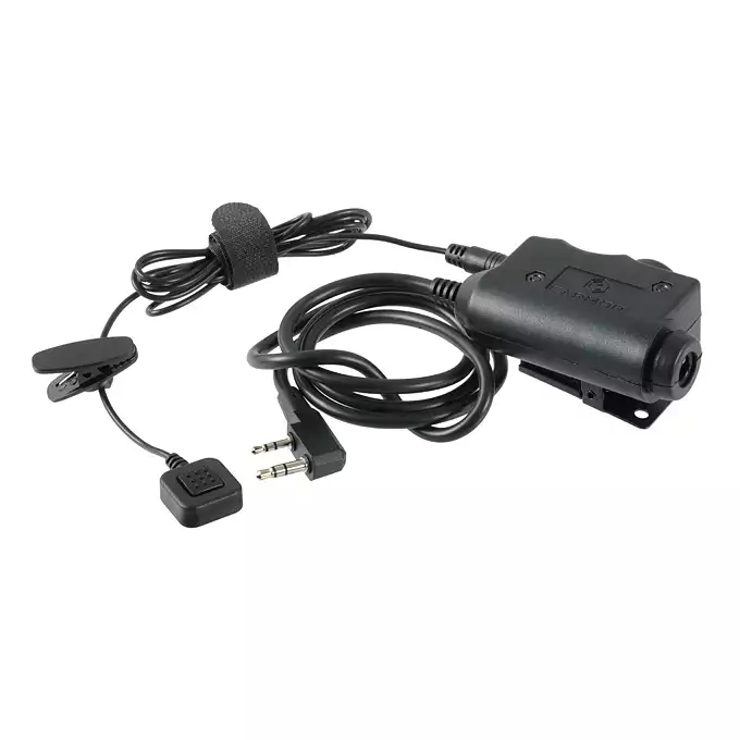 [Zestaw] M32 PLUS MOD3 Aktywne ochronniki słuchu z mikrofonem - FG [EARMOR] + Zestaw Adapterów ARC do ochronników słuchu M31/M32 [EARMOR] + M51 PTT KENWOOD [EARMOR]