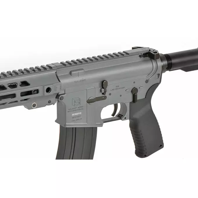 [Zestaw] Replika karabinka SAI GRY 6,5" SBR ESHOOTER ETU, GEN-2 - Grey [EMG] + Ładowarka V3+ do akumulatorów LiPo/LiFe [IPower] + AKUMULATOR AIRSOFTOWY 25C 800MAH 3S1P 11.1V LIPO GENS ACE G-TECH T-PLUG