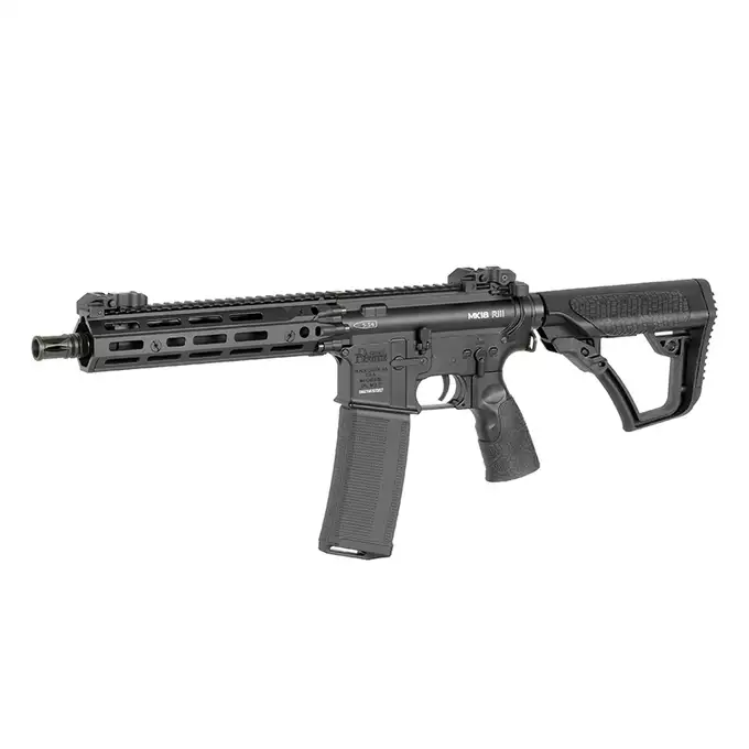 [Zestaw] Replika Daniel Defense MK18 RIII 10.3" Eshooter ETU, GEN-2 - Black [EMG] + Ładowarka V3+ do akumulatorów LiPo/LiFe [IPower] + AKUMULATOR AIRSOFTOWY 25C 800MAH 3S1P 11.1V LIPO GENS ACE G-TECH T-PLUG