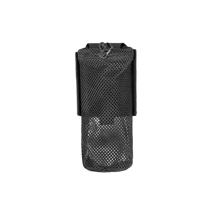 Foldable Bottle Pouch, dual mounting system, Laser Cut - Black [8FIELDS]