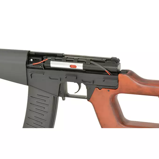 [Zestaw] Replika Karabinka VSS Vintorez Tracer - Wood [S&amp;T] + Akumulator Li-Po 1450mAh 11,1V 20C - Tripple [IPower] + Ładowarka V3+ do akumulatorów LiPo/LiFe [IPower]
