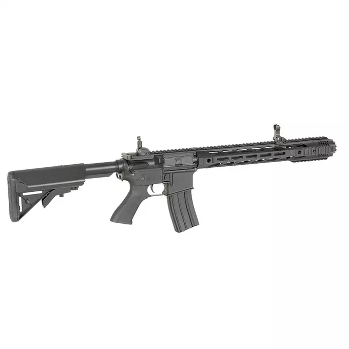 [Zestaw] CM.518 Sport Line, GEN-2 [CYMA] + Stalowy magazynek Mid-Cap na 150 kulek do serii AR-15/M4 - Black