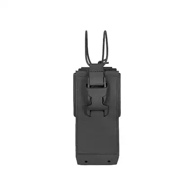 Open-Top Laser Cut Radio Pouch - Black [8FIELDS]