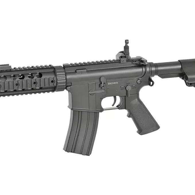 [Zestaw] CM.513 Sport Line, GEN-2 [CYMA] + Stalowy magazynek Mid-Cap na 150 kulek do serii AR-15/M4 - Black