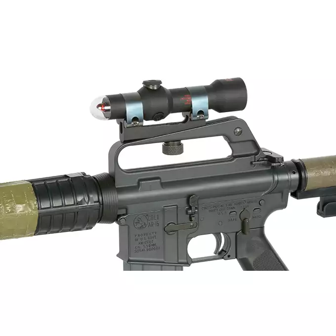 [Zestaw] Gazowa Replika Karabinka Colt 609/GAU-5/A - Black [EMG] + Single Point Airsoft Red Dot - OEG [JJ Airsoft]