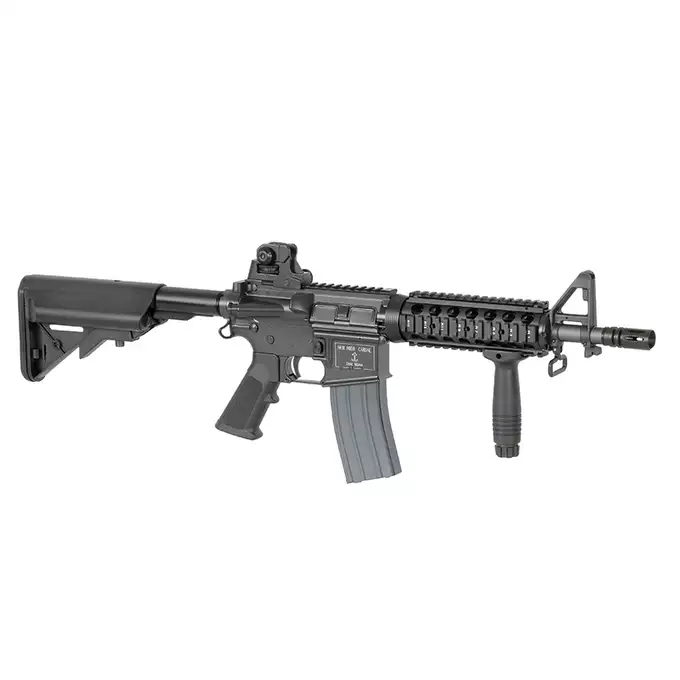 [Zestaw] Replika Karabinka Colt MK18 MOD0 10.5" GBB CGS Lightning Series - [CYBERGUN] + Magazynek AR15 Green Gaz do karabinków gazowych CGS, MWS - Black [CGS]