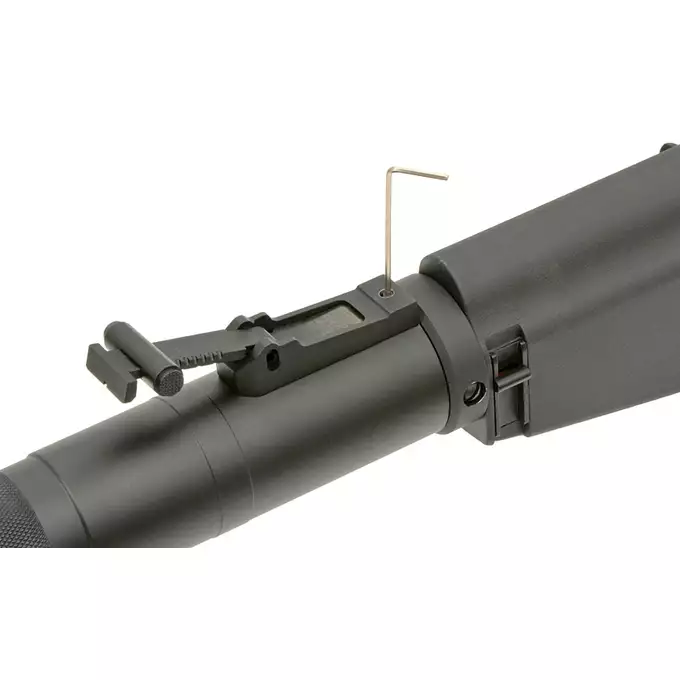 [Zestaw] Replika Karabinka AS VAL Tracer - Black [S&amp;T] + Magazynek mid-cap 100 kulek - VSS/VAL - długi [S&amp;T]
