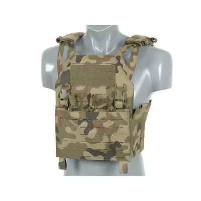 Laser-Cut “Buckle Up" Operator Plate Carrier with AR15/AK Magazine Pouch — WZ93 [8Fields]
