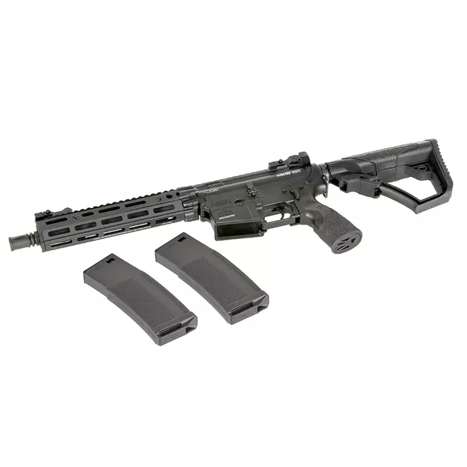 [Zestaw] Replika Daniel Defense MK18 RIII 10.3" Eshooter ETU, GEN-2 - Black [EMG] + Ładowarka V3+ do akumulatorów LiPo/LiFe [IPower] + AKUMULATOR AIRSOFTOWY 25C 800MAH 3S1P 11.1V LIPO GENS ACE G-TECH T-PLUG