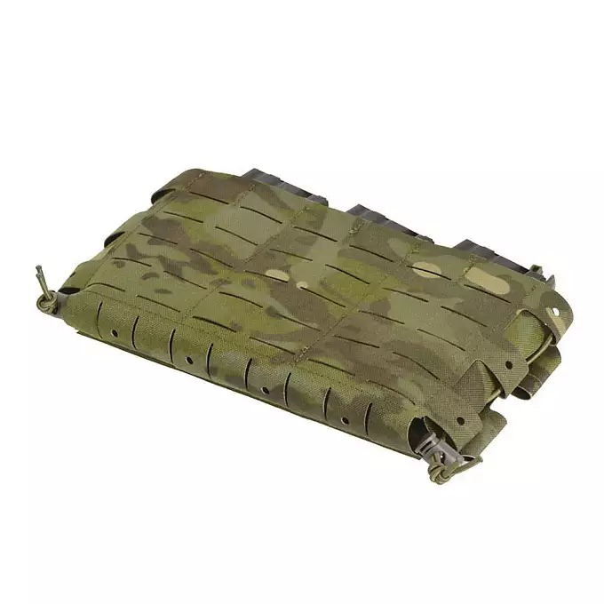 [Zestaw] Buckle Up Assault Plate Carrier Cummerbund - MT [8FIELDS] + Buckle-up COMPACT - wkład na 3 magazynki, MOLLE Laser Cut - Multicamo tropic [8FIELDS] + Dolna kieszeń użytkowa na akcesoria z linkami shockcord, Laser Cut - Multicamo Tropic [8FIELDS]