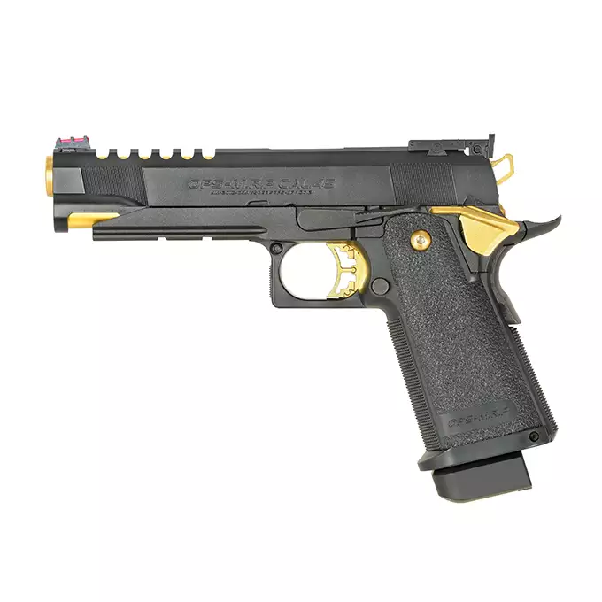 [Zestaw] Replika pistoletu Hi-Capa 5.1 Gold Match GBB [Tokyo Marui] + Magazynek GBB Hi-Capa 4.3/5.1 na 31 kulek [Tokyo Marui]