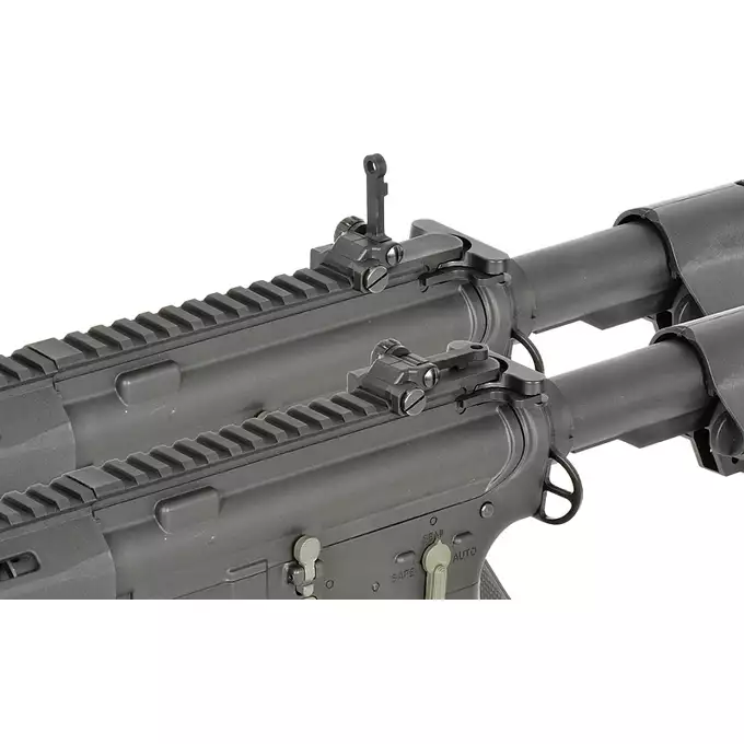 [Zestaw] Replika karabinka M4 CQB 9.5" Sports Line ETU [S&amp;T] + Akumulator Li-Po 1100mAh 7,4V 20C - Deans [IPower] + Ładowarka V3+ do akumulatorów LiPo/LiFe [IPower] + Kulki 0,23g - 3000 szt PROSLICK [P&amp;J]