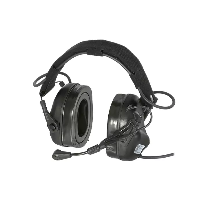 [Zestaw] M32 PLUS MOD3  Aktywne ochronniki słuchu z mikrofonem - BK [EARMOR] + Zestaw Adapterów EXFIL do ochronników słuchu M31/M32 [EARMOR] + M51 PTT KENWOOD [EARMOR]