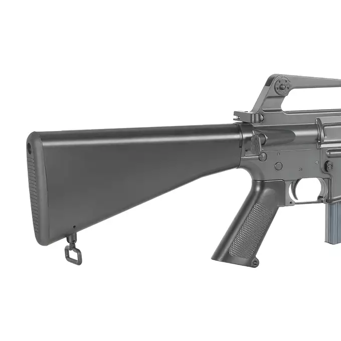 [Zestaw] Gazowa Replika Karabinka Colt 603/XM16E1 - Black [CGS] + Krótki magazynek STANAG 20 kulek Green Gas MWS/CGS - [CGS]