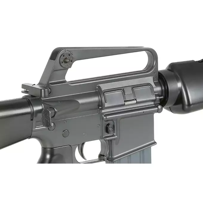[Zestaw] Gazowa Replika Karabinka Colt M603/M16A1 - Black [EMG] + Krótki magazynek STANAG 20 kulek Green Gas MWS/CGS - [CGS]