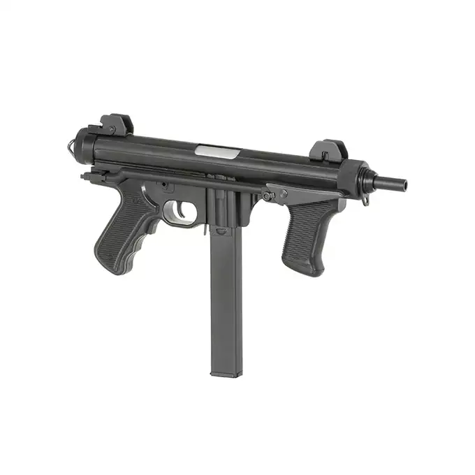 [Zestaw] Pistolet Maszynowy M12s AEG [S&amp;T] + Akumulator Li-Po 600mAh 7,4V 20C - Tamiya [VB] + Ładowarka V3+ do akumulatorów LiPo/LiFe [IPower] + Kulki 0,23g - 3000 szt PROSLICK [P&amp;J]