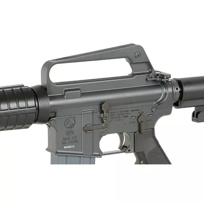 [Zestaw] Gazowa Replika Karabinka Colt M733 Commando CGS Lightning Series - Black [EMG] + Magazynek AR15 Green Gaz do karabinków gazowych CGS, MWS - Black [CGS]