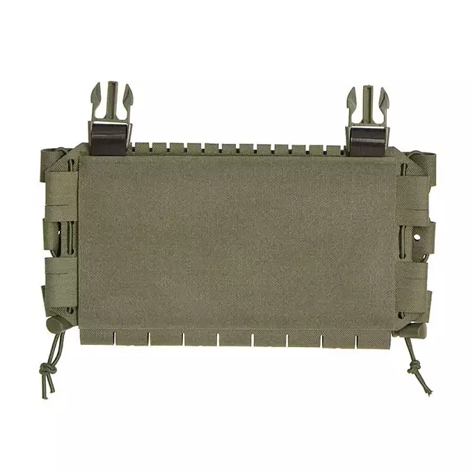[Zestaw] Buckle Up Assault Plate Carrier Cummerbund - RG [8FIELDS] + Panel Buckle-up COMPACT - wkład na 3 magazynki, MOLLE Laser Cut - Ranger green [8FIELDS] + Dolna kieszeń użytkowa na akcesoria z linkami shockcord, Laser Cut - Ranger Green [8FIELDS]