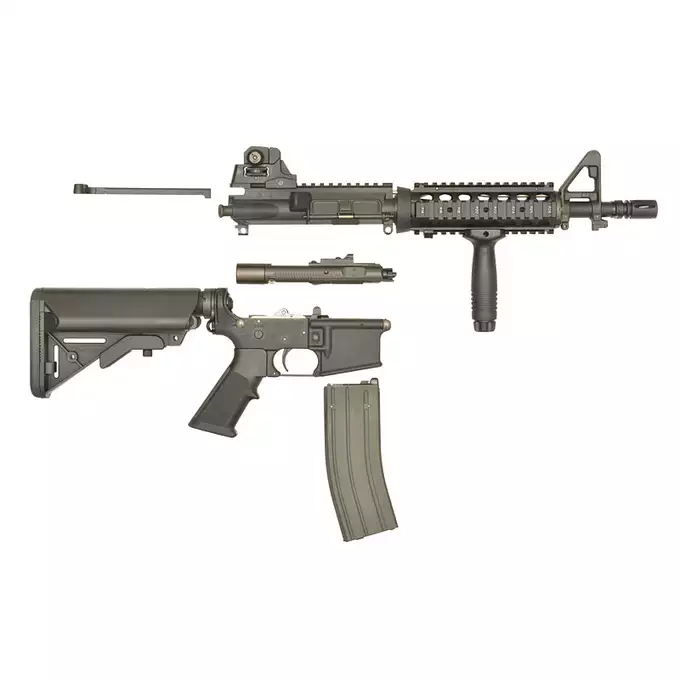 [Zestaw] Replika karabinka M4 CQBR Block 1 GBB, MWS - ZET System [Tokyo Marui] + M4A1 MWS GBB, Magazynek na 35 kulek [Tokyo Marui]