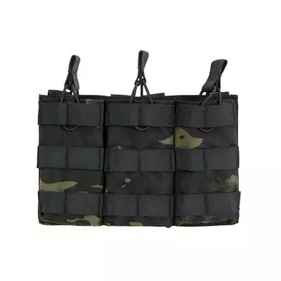 [Zestaw] Jump Plate Carrier Cummerbund - MB [8FIELDS] + Otwarta potrójna ładownica na magazynki 5.56 - MB [8FIELDS] + Dolna kieszeń użytkowa na akcesoria z linkami shockcord, Laser Cut - Multicamo Black [8FIELDS]