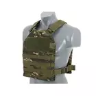 [Zestaw] Prosty Plate Carrier z atrapami miękkich wkładów balistycznych - MT [8FIELDS] + Otwarta potrójna ładownica na magazynki 5.56 - MT [8FIELDS] + Laser Cut Lower Accessory Utility Pocket with Shockcords for Tourniquet - MT [8FIELDS]