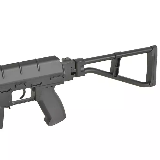 [Zestaw] Replika Karabinka AS VAL Tracer - Black [S&amp;T] + Magazynek mid-cap 100 kulek - VSS/VAL - długi [S&amp;T]