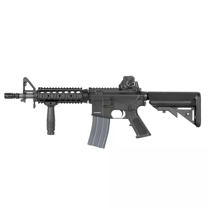[Zestaw] Replika Karabinka Colt MK18 MOD0 10.5" GBB CGS Lightning Series - [CYBERGUN] + Magazynek AR15 Green Gaz do karabinków gazowych CGS, MWS - Black [CGS]