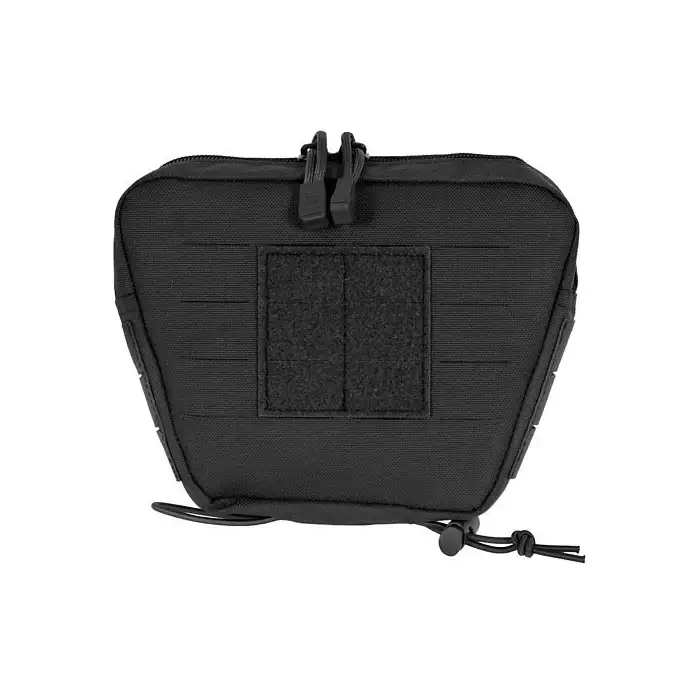 [Zestaw] Jump Plate Carrier Cummerbund - Black [8FIELDS] + Otwarta potrójna ładownica na magazynki 5.56 - Black [8FIELDS] + Dolna kieszeń użytkowa na akcesoria z linkami shockcord, Laser Cut  - Black [8FIELDS]