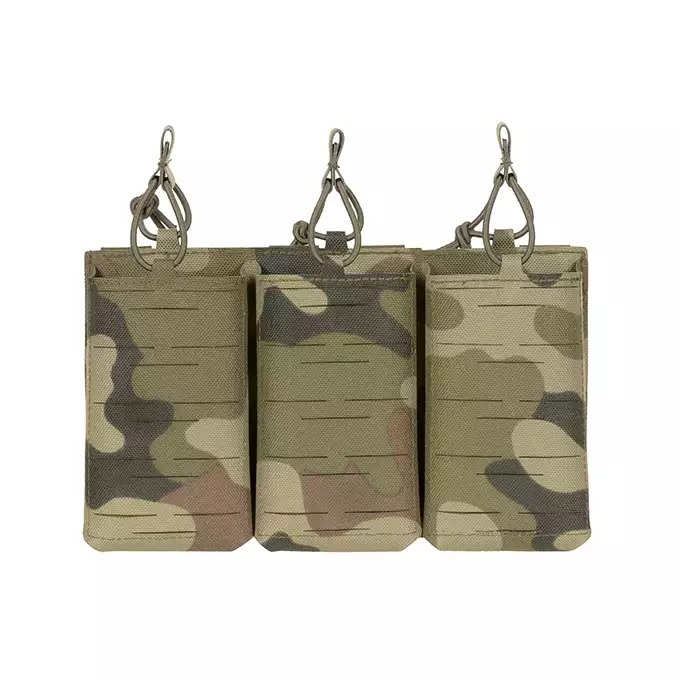 Laser-Cut Panel with 3 AR15 Magazine Pouches - WZ93 [8Fields]