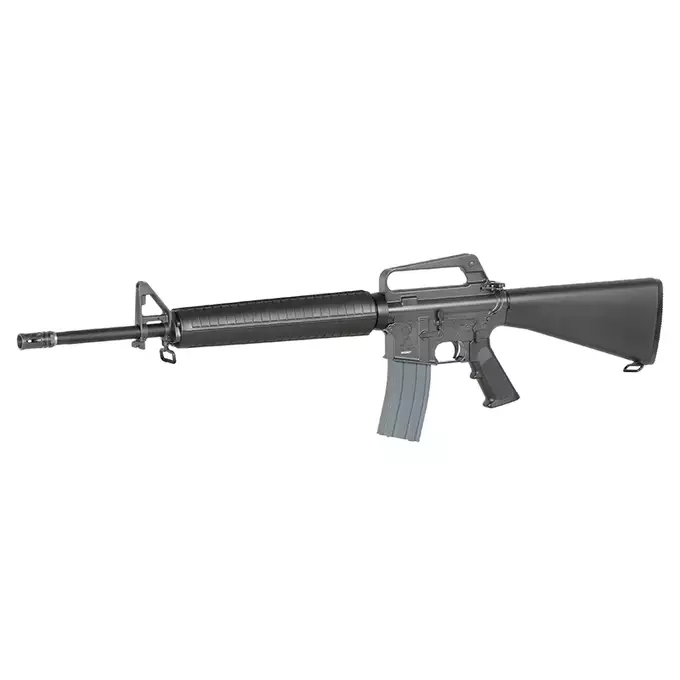 [Zestaw] Gazowa Replika Karabinka Colt M715/M16A2 C7 1980S CGS Lightning Series - Black [CGS] + Magazynek AR15 Green Gaz do karabinków gazowych CGS, MWS - Black [CGS]