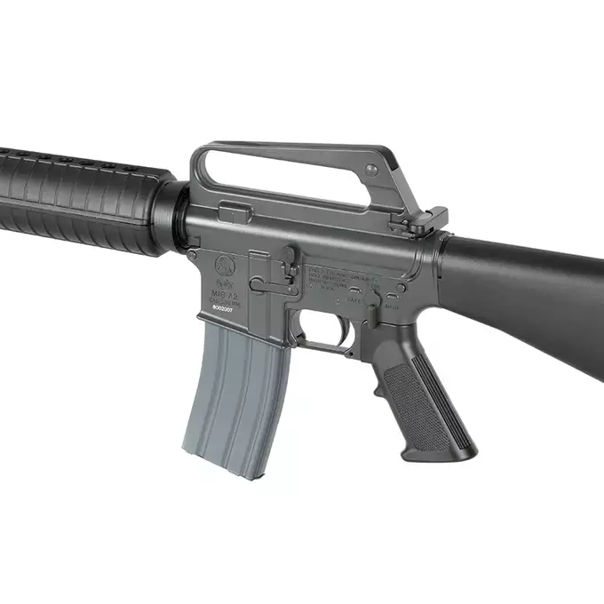 [Zestaw] Gazowa Replika Karabinka Colt M715/M16A2 C7 1980S CGS Lightning Series - Black [CGS] + Magazynek AR15 Green Gaz do karabinków gazowych CGS, MWS - Black [CGS]