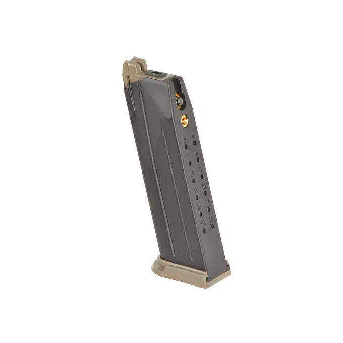 [Zestaw] Magazynek Green Gas do FN509 - TAN [Cybergun]