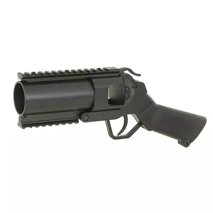[Zestaw] 40mm granatnik pistoletowy M052 - Black [CYMA] + Granat AceHive [AceTech] + Airsoft Green Gaz 1000ml [Pro Tech Guns]