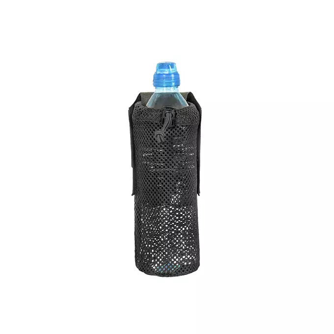 Foldable Bottle Pouch, dual mounting system, Laser Cut - Multicamo Black [8FIELDS]