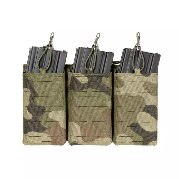 Laser-Cut Panel with 3 AR15 Magazine Pouches - WZ93 [8Fields]