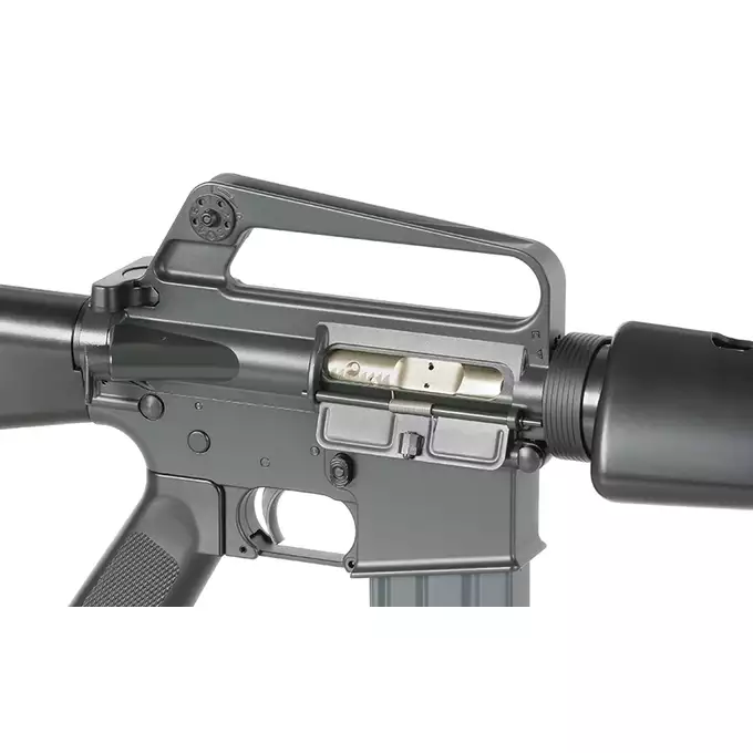 [Zestaw] Gazowa Replika Karabinka Colt 603/XM16E1 - Black [CGS] + Single Point Airsoft Red Dot - OEG [JJ Airsoft]