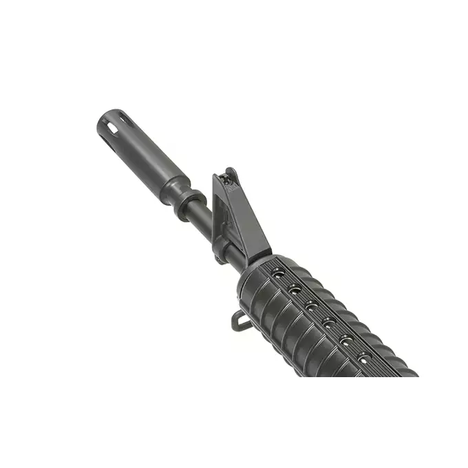 [Zestaw] Gazowa Replika Karabinka Colt 610/GAU-5A/A - Black [EMG] + Krótki magazynek STANAG 20 kulek Green Gas MWS/CGS - [CGS]