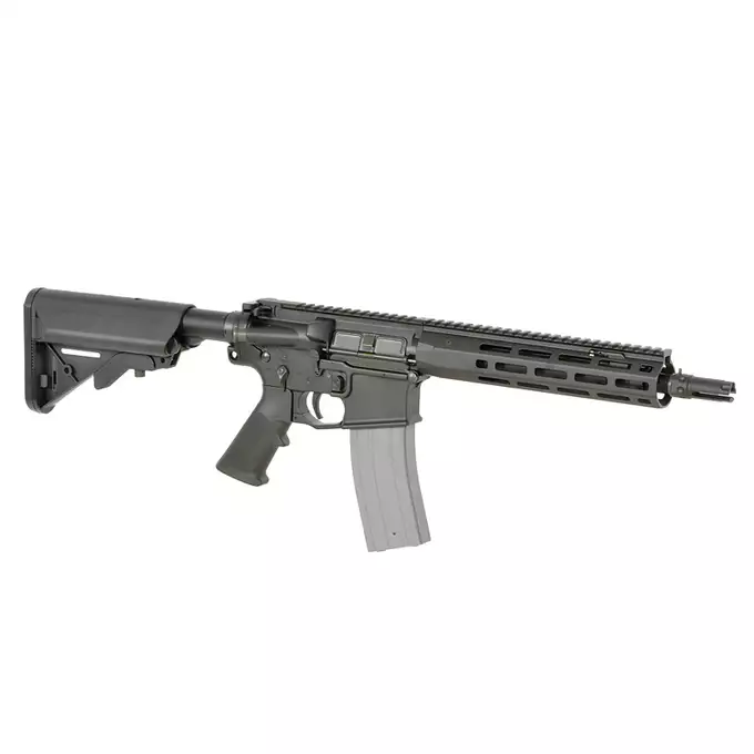 [Zestaw] Replika Knight's Armament KS-3 9,5" GBB - Czarna [WELL PRO] + Magazynek STANAG o pojemności 30 kulek do replik GBBR [Well Pro]