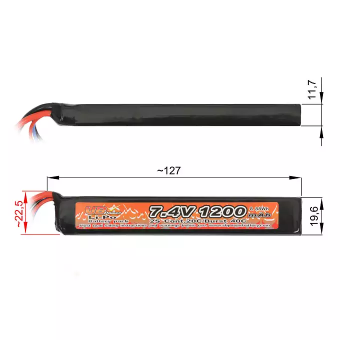 [Zestaw] CM.508 Sport Line, GEN-2 [CYMA] + Akumulator Li-Po 1200mAh 7,4V 20/40C - T-connector [VB] + Ładowarka V3+ do akumulatorów LiPo/LiFe [IPower] + Kulki 0,25g - 4000 szt PROSLICK [P&amp;J]