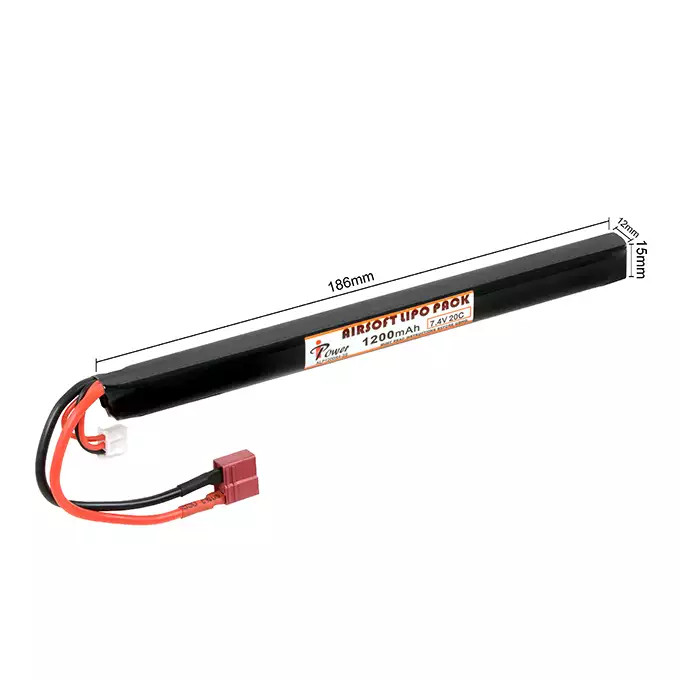 [Zestaw] BY-001A - Black [Double Bell] + Akumulator Li-Po 1200mAh 7,4V 20C - Deans [IPower] + Ładowarka V3+ do akumulatorów LiPo/LiFe [IPower] + Kulki 0,23g - 3000 szt PROSLICK [P&amp;J]