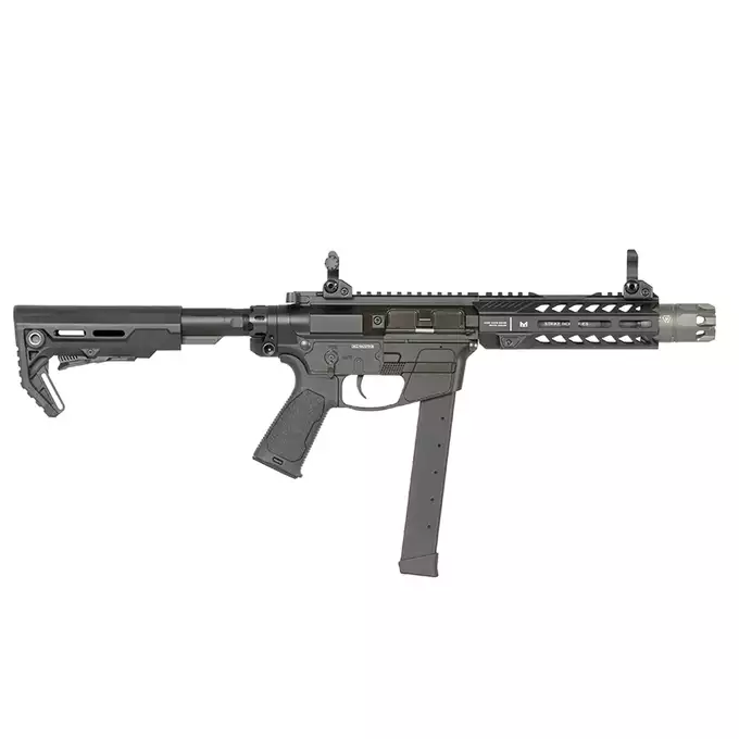 [Zestaw] Replika Strike Industries x PWS PDW 7" Eshooter ETU, GEN-2 - Black [EMG] + Ładowarka V3+ do akumulatorów LiPo/LiFe [IPower] + AKUMULATOR AIRSOFTOWY 25C 800MAH 3S1P 11.1V LIPO GENS ACE G-TECH T-PLUG