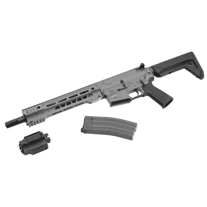 [Zestaw] Replika karabinka SAI GRY 10,5" GBB CGS Lightning Series  - [EMG] + Magazynek AR15 Green Gaz do karabinków gazowych CGS, MWS - Black [CGS]