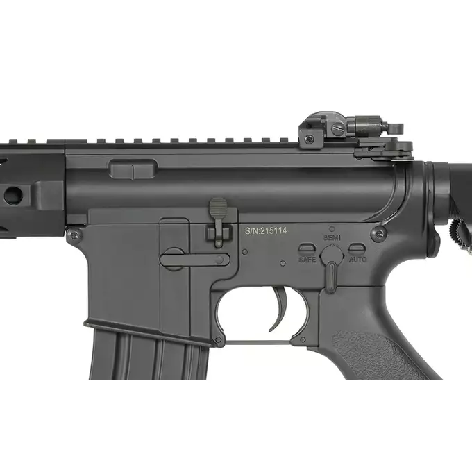 [Zestaw] CM.518 Sport Line, GEN-2 [CYMA] + Stalowy magazynek Mid-Cap na 150 kulek do serii AR-15/M4 - Black