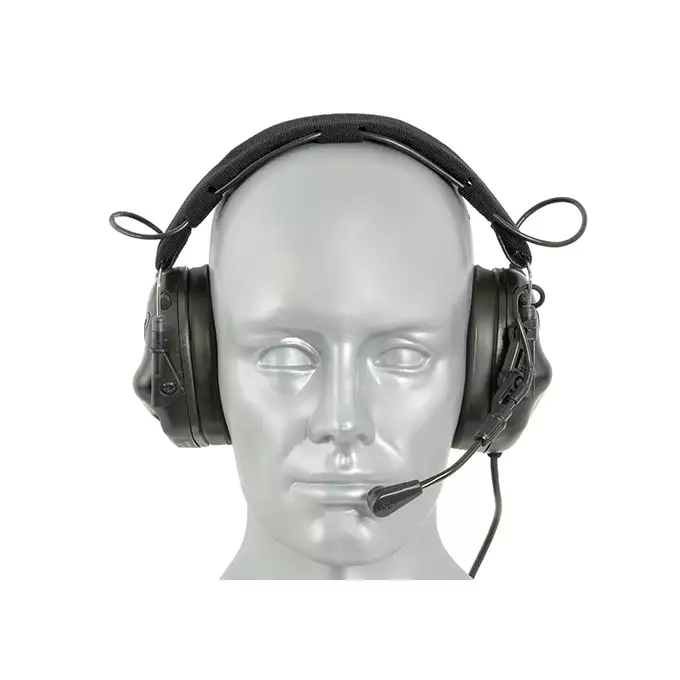 [Zestaw] M32 PLUS MOD3 Aktywne ochronniki słuchu z mikrofonem - TAN [EARMOR] + Zestaw Adapterów EXFIL do ochronników słuchu M31/M32 [EARMOR] + M51 PTT KENWOOD [EARMOR]