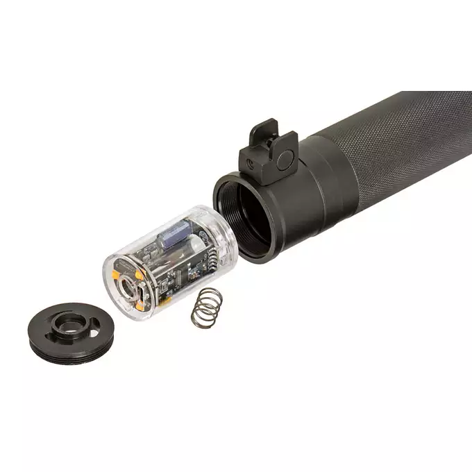 [Zestaw] Replika Karabinka AS VAL Tracer - Black [S&amp;T] + Magazynek mid-cap 100 kulek - VSS/VAL - długi [S&amp;T]