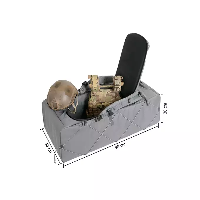 Plecak transportowy Gear Carrier na replikę i wyposażenie - Grey [8Fields]